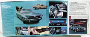 1966 Ford Preview Sales Brochure Fairlane Mustang Falcon Galaxie Thunderbird