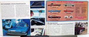 1966 Ford Preview Sales Brochure Fairlane Mustang Falcon Galaxie Thunderbird