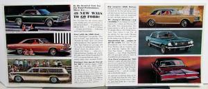 1966 Ford Sales Brochure Full Size Fairlane Falcon Mustang Thunderbird Revised