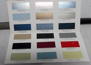 1966 Ford Paint Chips Mustang Falcon Fairlane Full Size Thunderbird Brochure