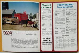 1968 Dodge Farm Trucks Pickup Stake Chassis Cab Sales Brochure Original