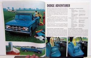 1969 Dodge Light Duty Trucks Full Line Sales Brochure Pickup Van Power Wagons