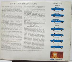 1968 Ford Falcon Another Better Idea from Ford Sales Brochure Futura