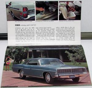 1968 Ford Lincoln Mercury Full Line Stockholder Sales Brochure