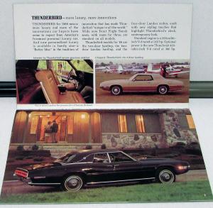 1968 Ford Lincoln Mercury Full Line Stockholder Sales Brochure