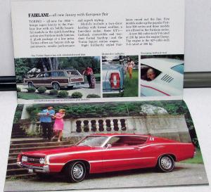 1968 Ford Lincoln Mercury Full Line Stockholder Sales Brochure