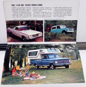 1968 Ford Lincoln Mercury Full Line Stockholder Sales Brochure