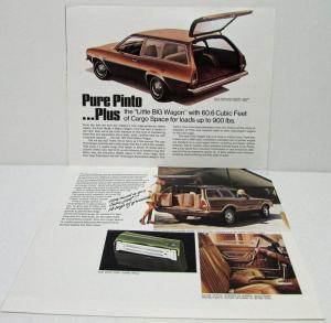 1972 Ford Pinto Wagon Sales Folder