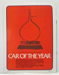 1974 Ford Mustang II Motor Trend Car of the Year Reprint