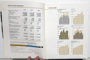 1970 General Motors Annual Report Chevrolet Pontiac Buick Cadillac Oldsmobile