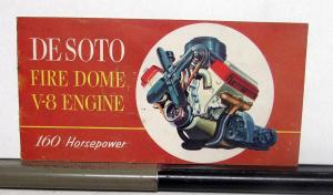 1953 DeSoto Fire Dome V8 Engine Pocket Size Dealer Sales Brochure