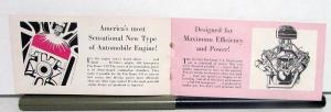 1953 DeSoto Fire Dome V8 Engine Pocket Size Dealer Sales Brochure