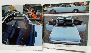 1967 Lincoln Sales Brochure Come Live the Continental Life 67 Style