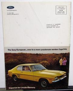 Winter 1971-72 The Continental Magazine