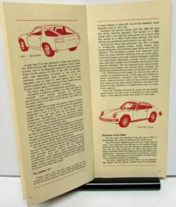 1981 Porsche Dealer Sales Brochure Family Tree Guide to Models 1948-81