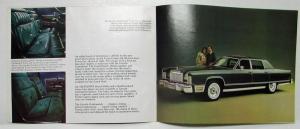 1976 Lincoln Mark IV Designer Series and Continentals Sales  Brochure