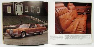 1977 Lincoln Mark V & Continental Sales Brochure