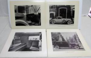 1932 Packard Portfolio Brochure 30 Plates Customs Felt Folder Vintage Repro Nice