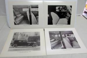 1932 Packard Portfolio Brochure 30 Plates Customs Felt Folder Vintage Repro Nice