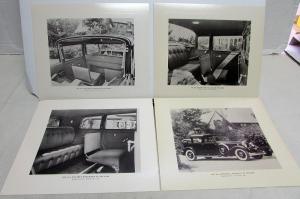 1932 Packard Portfolio Brochure 30 Plates Customs Felt Folder Vintage Repro Nice