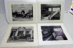 1932 Packard Portfolio Brochure 30 Plates Customs Felt Folder Vintage Repro Nice