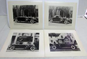 1932 Packard Portfolio Brochure 30 Plates Customs Felt Folder Vintage Repro Nice