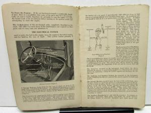 1926 Oldsmobile Six Canadian Instruction Book Owners Manual Care & Operation