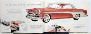 1955 DeSoto V-8 Fireflite Firedome Sportsman Convertible Wagon Sales Brochure