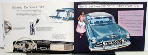 1955 DeSoto V-8 Fireflite Firedome Sportsman Convertible Wagon Sales Brochure