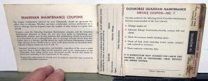 1966 Oldsmobile Owner Protection Plan Booklet Protect-O-Plate Warranty Service