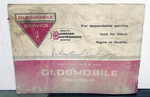 1966 Oldsmobile Owner Protection Plan Booklet Protect-O-Plate Warranty Service