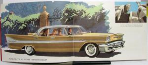 1958 DeSoto Fireflite Firedome Firesweep Prestige Sales Brochure Wagon Sportsman