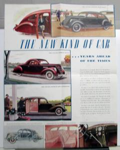 1937 Lincoln Zephyr V12 The Car of The Future Sales Folder