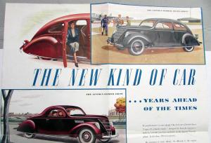 1937 Lincoln Zephyr V12 The Car of The Future Sales Folder