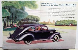 1937 Lincoln Zephyr V12 The Car of The Future Sales Folder