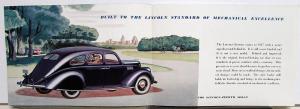 1937 Lincoln Zephyr V12 Its Years Ahead Sales Folder