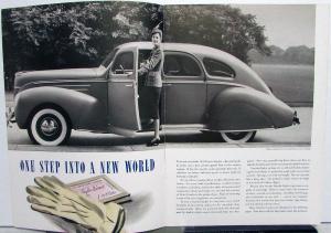 1939 Lincoln Zephyr Sales Brochure A Woman Takes the Wheel