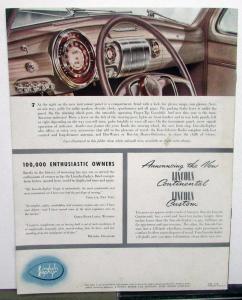 1941 Lincoln Zephyr V12 Sales Brochure