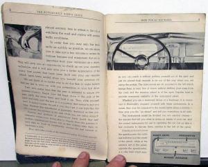 1938 Pontiac Six & Eight Owners Manual Care & Operation Original