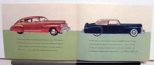 1947 Lincoln Sales Brochure Nothing Could be Finer