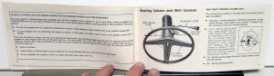 1972 Pontiac Owners Manual Care & Operation GTO LeMans Original