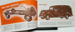 1939 Ford V8 Trucks & Commercial Cars 95 85 60 HP Sales Brochure Orig 7052 12 38