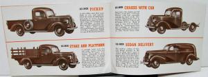 1939 Ford V8 Trucks & Commercial Cars 95 85 60 HP Sales Brochure Orig 7052 12 38