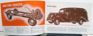 1939 Ford V8 Trucks & Commercial Cars 95 85 60 HP Sales Brochure Orig 7052 12 38