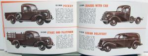 1939 Ford V8 Trucks & Commercial Cars 95 85 60 HP Sales Brochure Orig 7052 12 38