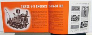 1939 Ford V8 Trucks & Commercial Cars 95 85 60 HP Sales Brochure Orig 7052 12 38