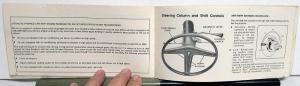 1972 Pontiac Owners Manual Care & Operation Ventura II Original