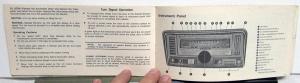 1972 Pontiac Owners Manual Care & Operation Ventura II Original