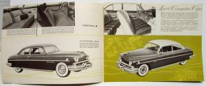 1951 Lincoln Cosmopolitan Sales Folder Nothing Could Be Finer