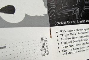 1953 Lincoln Quick Facts Sales Brochure